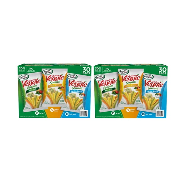 Sensible Portions Garden Veggie Straw Variety Pack (30 pk.) 2PK