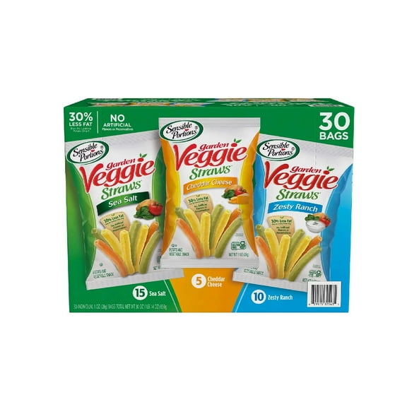 Sensible Portions Garden Veggie Straw Variety Pack (30 pk.) 1PK