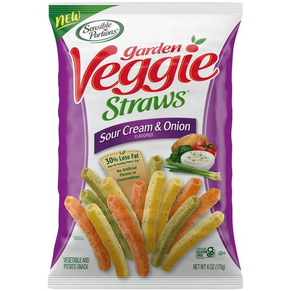 Sensible Portions Veggie Snack, Screamin' Hot Garden Veggie Straws ...