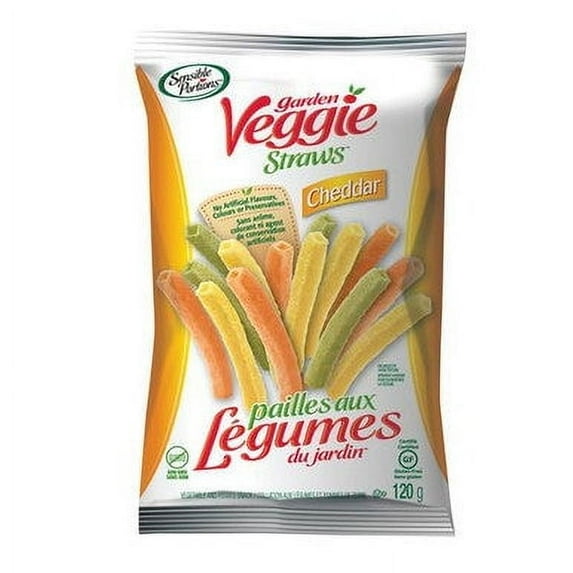 Sensible Portions Veggie Straws, Cheddar, 120g/4.2 oz