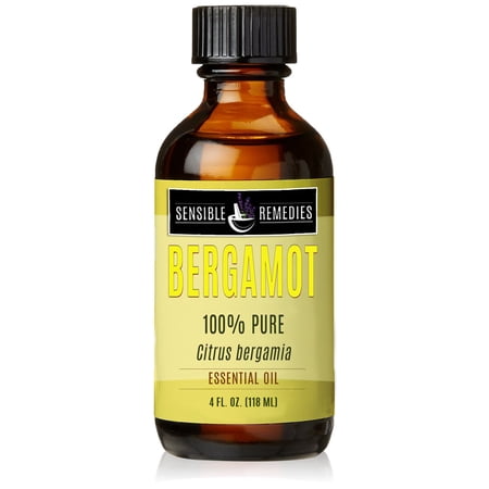 Sensible Remedies Bergamot 100% Therapeutic Grade Essential Oil, 4 fl oz