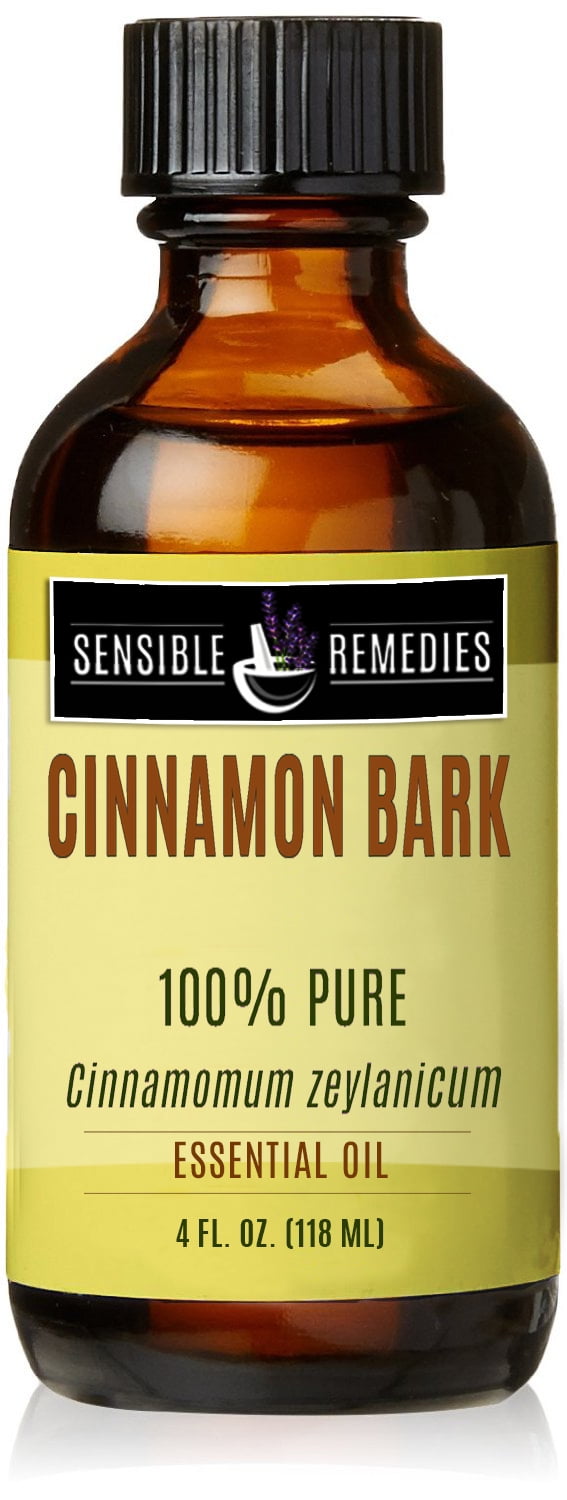 Sensible Remedies Cinnamon Bark 100% Therapeutic Grade Essential Oil, 4 fl oz