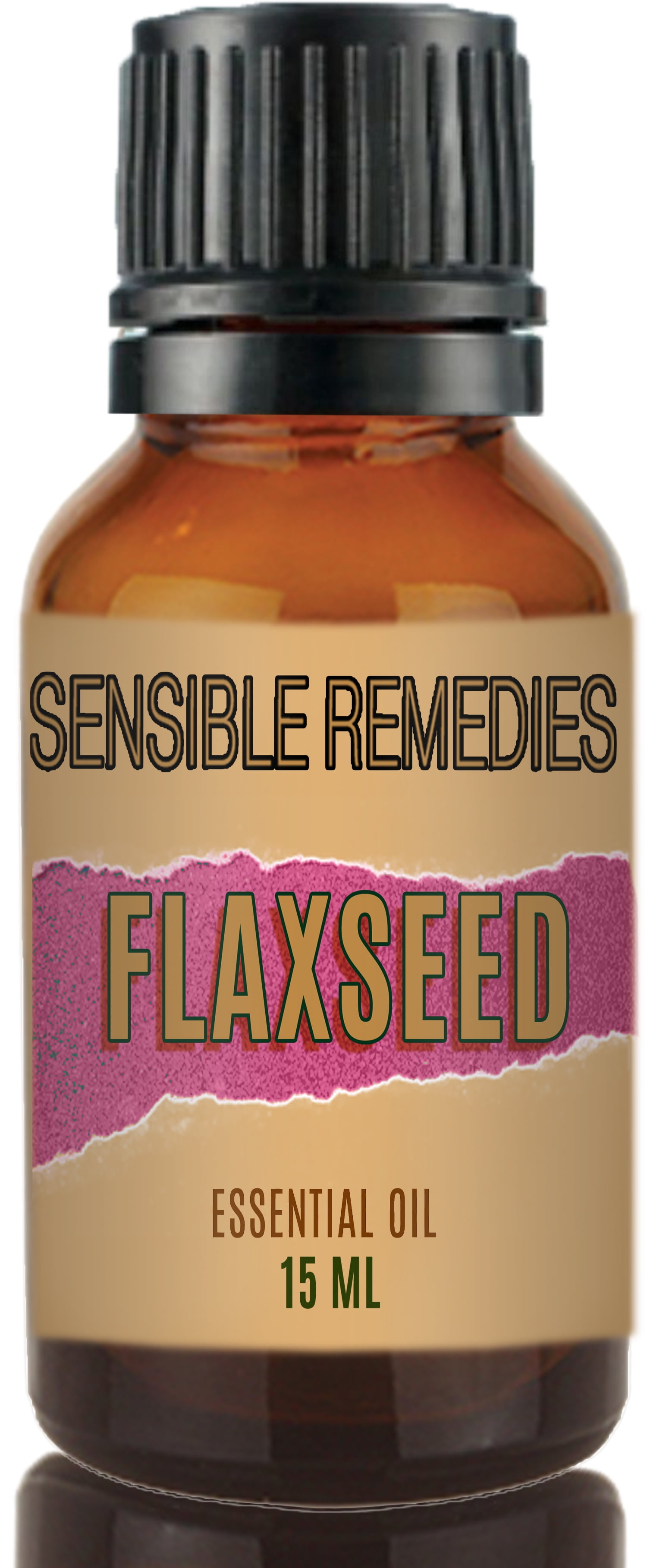 Sensible Remedies Flaxseed (Linseed) 100% Pure Therapeutic Grade Essential Oil 15 mL (0.5 fl oz)
