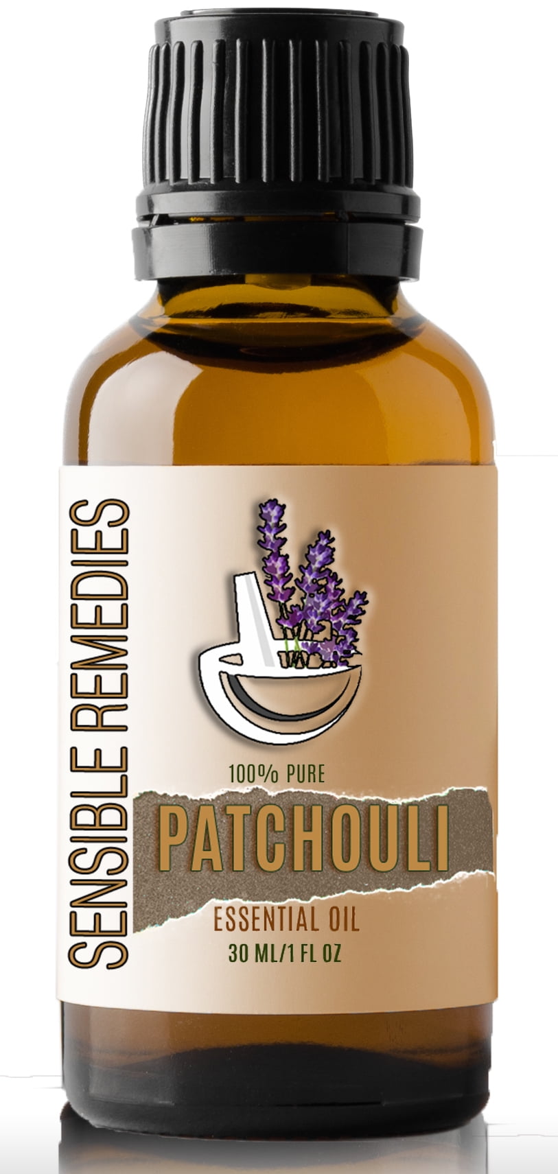 Sensible Remedies Patchouli 100% Pure Therapeutic Grade Essential Oil 30 mL (1 oz)