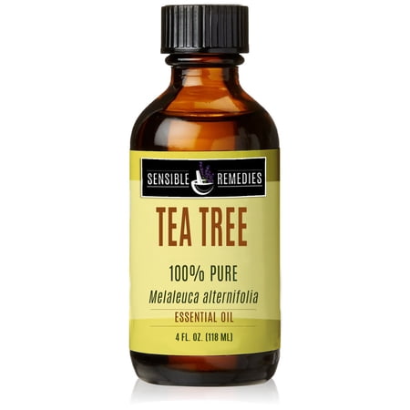 Sensible Remedies Tea Tree 100% Therapeutic Grade Essential Oil, 4 fl oz