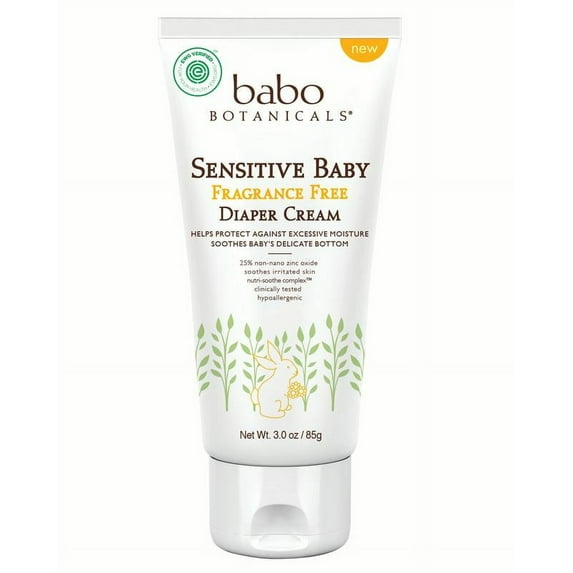 Sensitive Baby Fragrance Free Zinc Diaper Cream