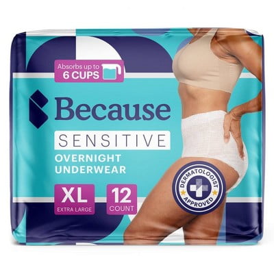 Sensitive Overnight Bladder Control Incontinence Underwear - XL
