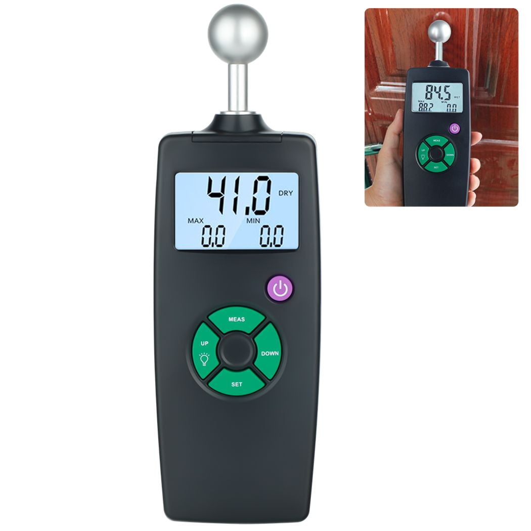 Sensitive Pinless Wood Moisture Meter， AAA Battery Powered Digital