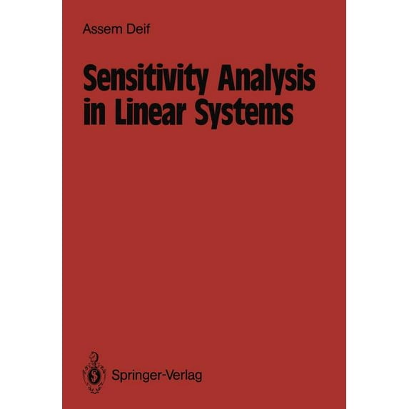 Sensitivity Analysis in Linear Systems, (Paperback)