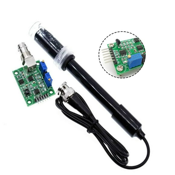Sensitivity PH Sensor Kit for Arduino with PH Electrode Probe and PH module pH probe YIWEI
