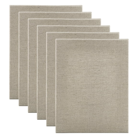 Senso Clear Primed Linen Canvas 1-1/2"" Deep, 20x20"" - 6 Pack