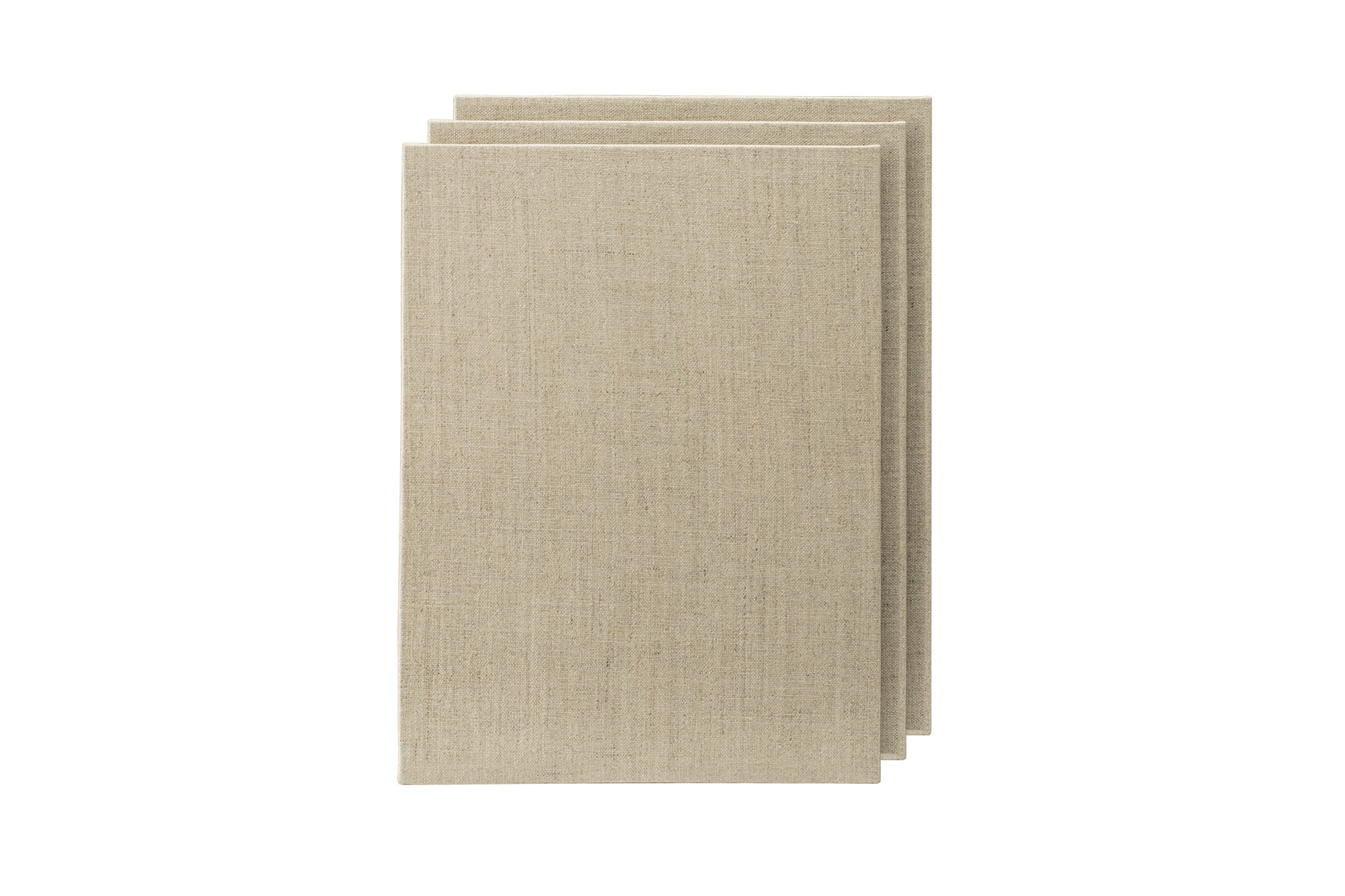 Senso Clear Primed Linen Panels - 8x10" - 3 Pack of  Panels for Painting Oils, Acrylics, Pastels and More