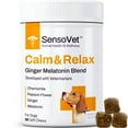 thumbnail image 1 of SensoVet Calm & Relax Soft Chews for Dogs - Ginger Melatonin Blend, 1 of 8