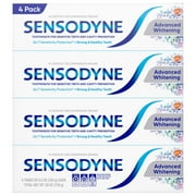 Sensodyne Advanced Whitening Toothpaste 6.5 Ounce 4 Count