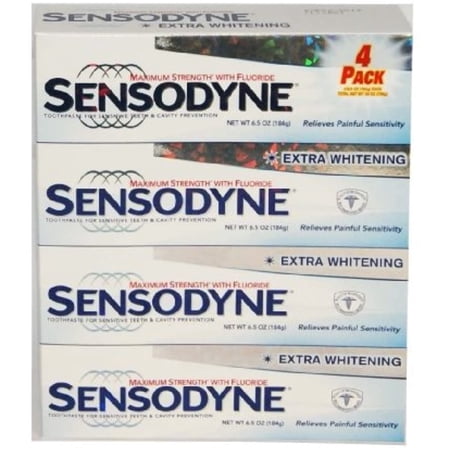 Sensodyne Extra Whitening Toothpaste 6oz - Pack of 4