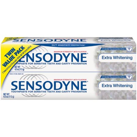 Sensodyne Extra Whitening Toothpaste Twin Pack (Pack of 20)