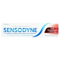 Sensodyne Full Protection Whitening Sensitive Toothpaste, 4 oz, Unflavored