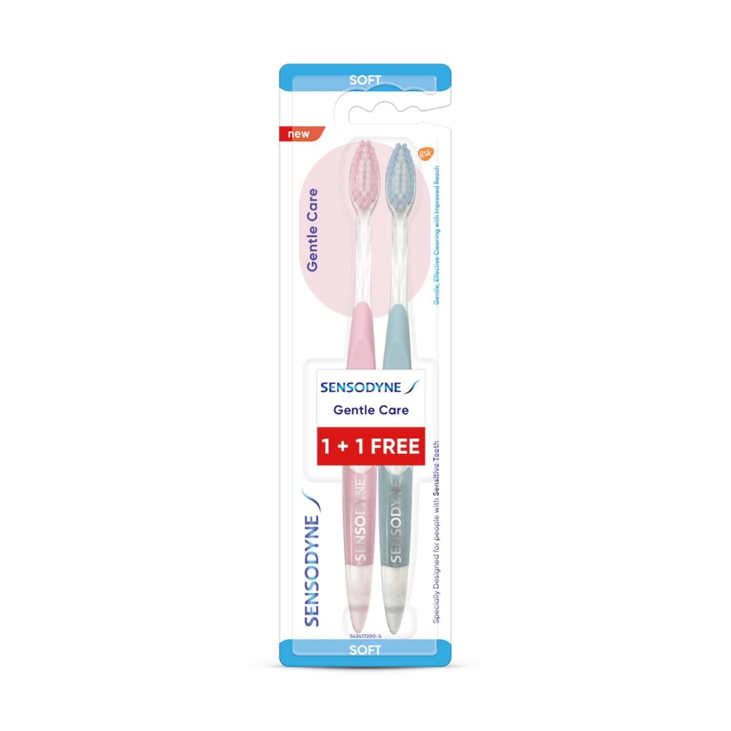 Sensodyne Gentle Care Toothbrush Soft Effective Cleaning Buy 1 Sensodyne Gentle Care Toothbrush Soft Effective Cleaning Buy 1