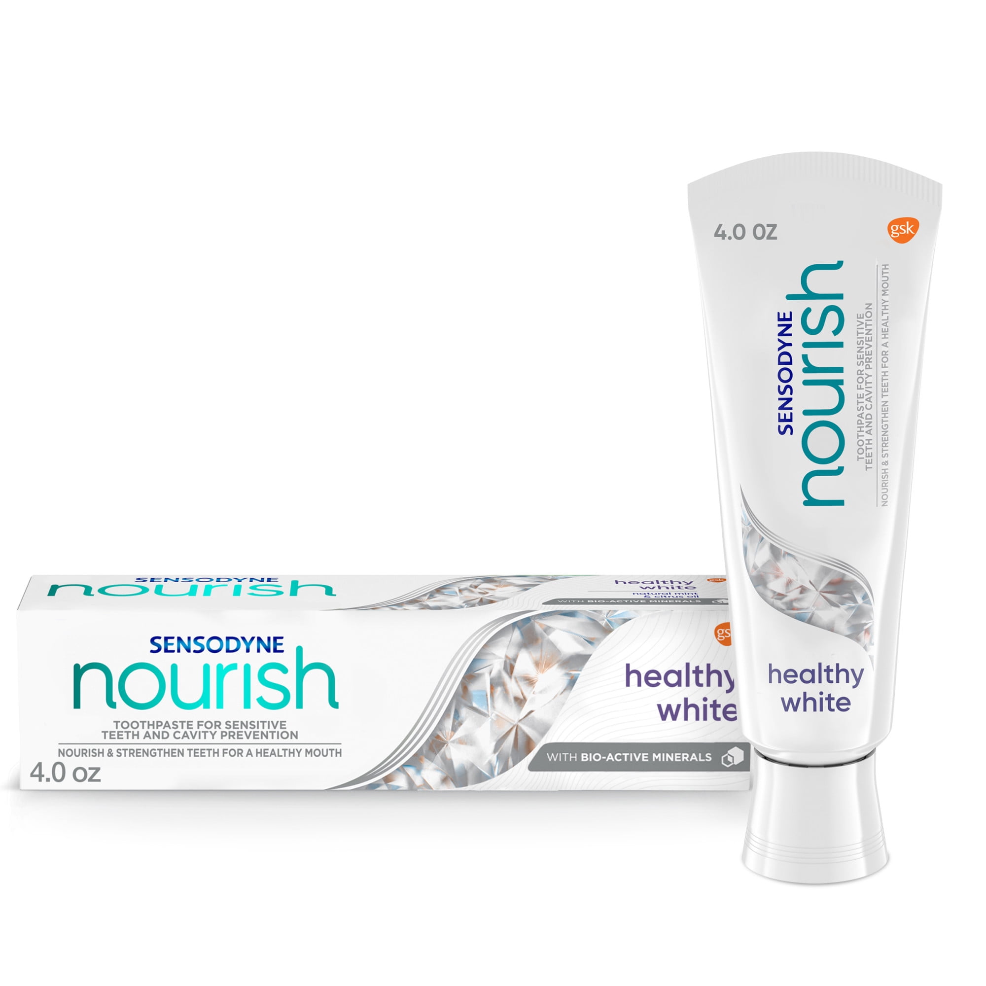 Sensodyne Nourish Healthy White Sensitive Toothpaste, 4 Oz