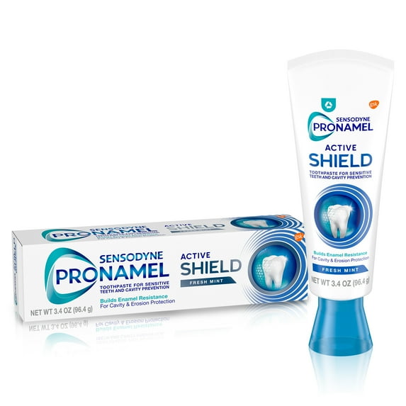 Sensodyne Pronamel Active Shield Enamel Toothpaste, Fresh Mint, 3.4 Oz