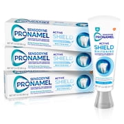 Sensodyne Pronamel Active Shield Whitening Enamel Toothpaste, Cool Mint, 3 Pack, 3.4 oz