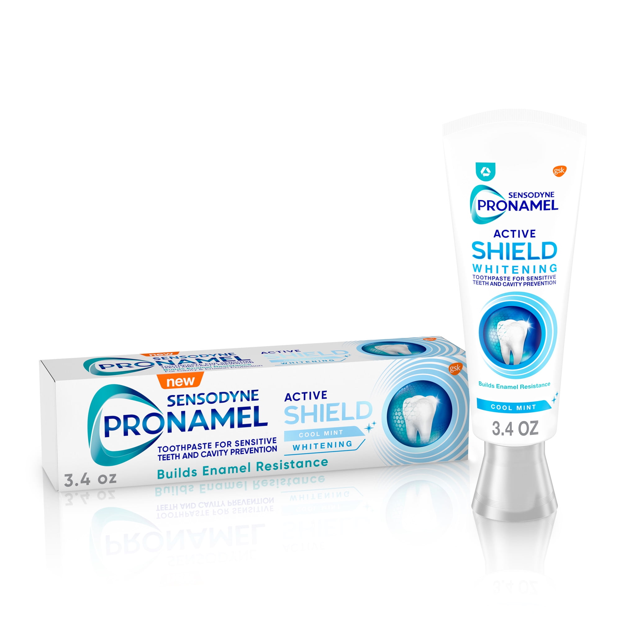 Sensodyne Pronamel Active Shield Whitening Enamel Toothpaste, Cool Mint
