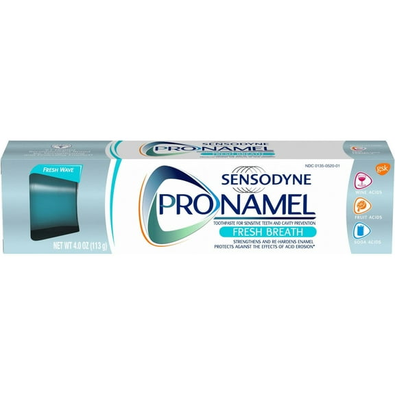 Sensodyne Pronamel Anti-Cavity Fluoride Toothpaste, Fresh Wave - 4 Oz