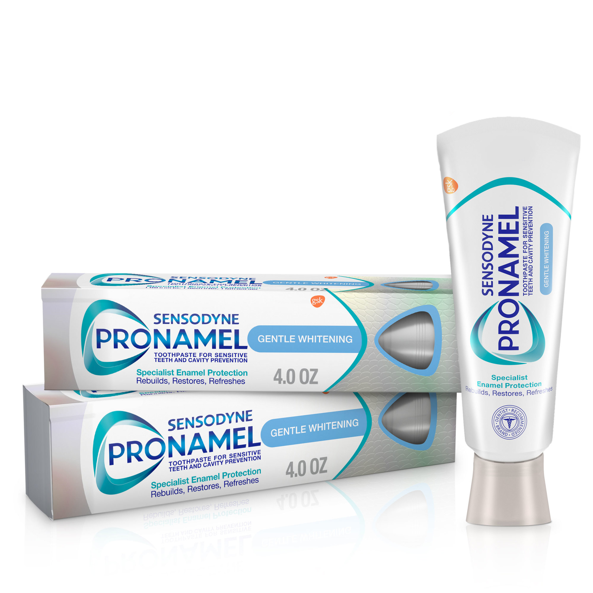 Sensodyne Pronamel Gentle Whitening Sensitive Toothpaste, Alpine Breeze, 4 Oz, 2 Pack - image 1 of 11
