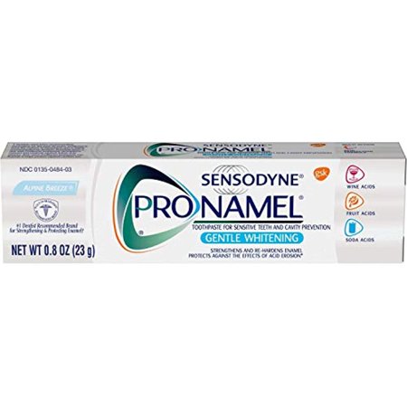 Sensodyne Pronamel Gentle Whitening Travel Size Toothpaste 0.8 Ounce Each