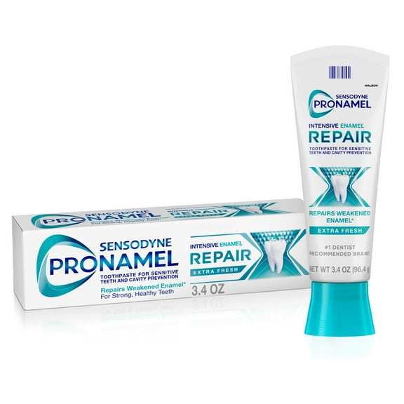 Sensodyne Pronamel Intensive Enamel Repair Sensitive Toothpaste, Extra Fresh, 3.4 Oz, for Adults