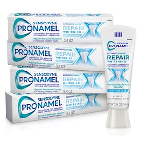 Sensodyne Pronamel Intensive Enamel Repair Toothpaste for Sensitive Teeth and Cavity Protection - 3.4 Oz x 4
