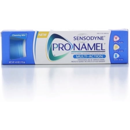 Sensodyne Pronamel Multi-Action Toothpaste, Cleansing Mint 4 oz (Pack of 6)