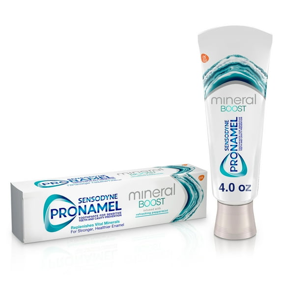 Sensodyne Pronamel Sensitive Mineral Boost Toothpaste, Peppermint, 4 oz, for Adults
