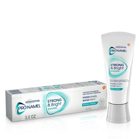 Sensodyne Pronamel Strong and Bright Enamel Sensitive Toothpaste, Extra Fresh, 3 Oz