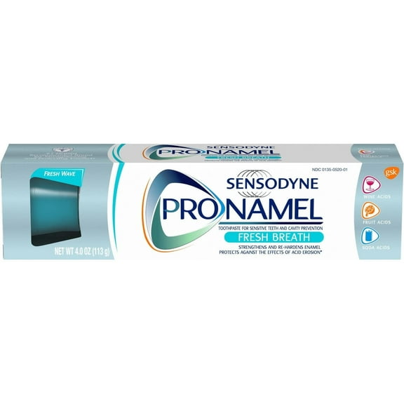 Sensodyne Pronamel Toothpaste Fresh Breath Protects From Acids, 4 Oz