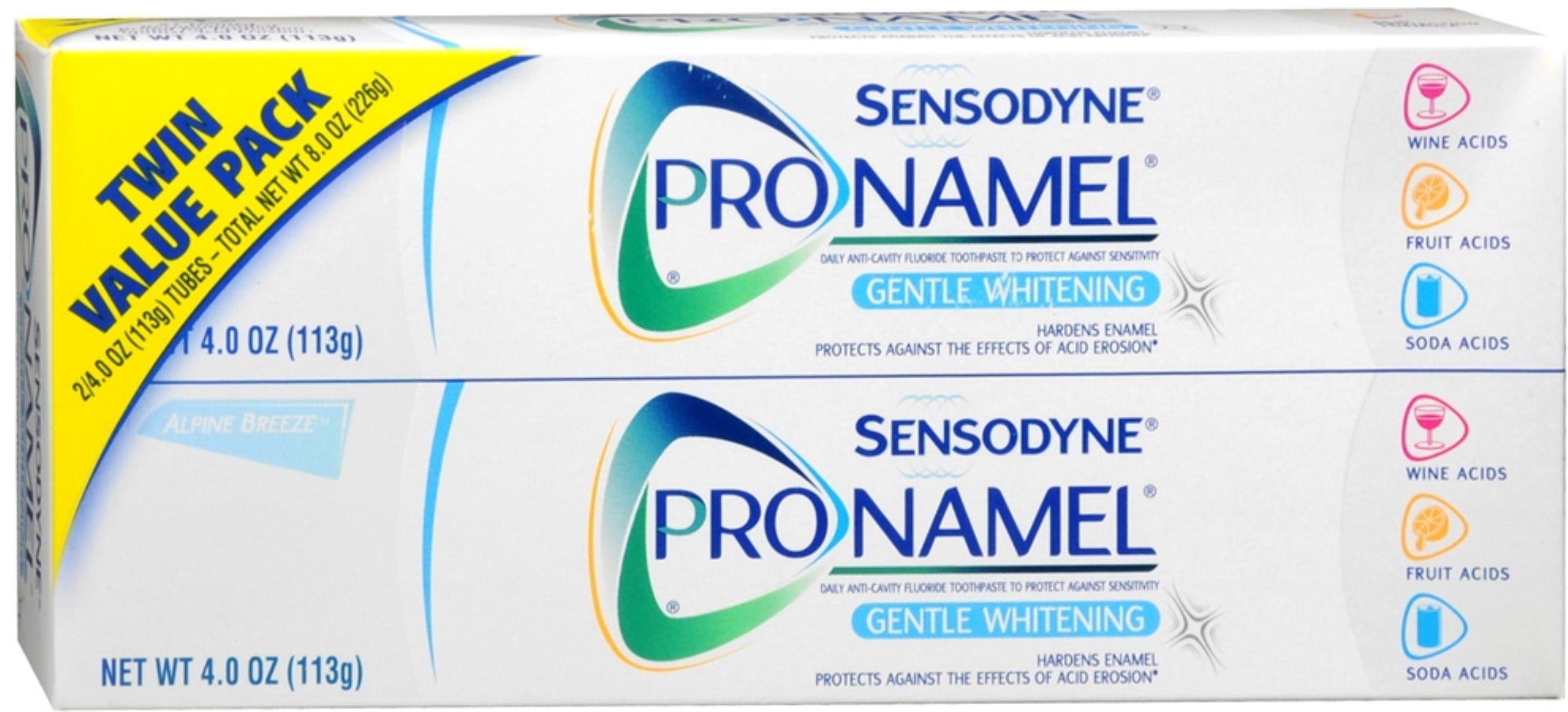 Sensodyne Pronamel Toothpaste Gentle Whitening Twin Pack 8 oz (Pack of 6)