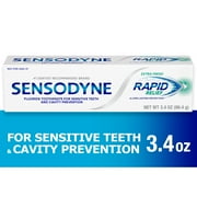 Sensodyne Rapid Relief Sensitive Toothpaste, Extra Fresh, 3.4 Oz, for Adults