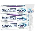thumbnail image 1 of Sensodyne Rapid Relief Sensitivity Toothpaste for Sensitive Teeth Mint, 3.4 Oz, 3 Pack, 1 of 9
