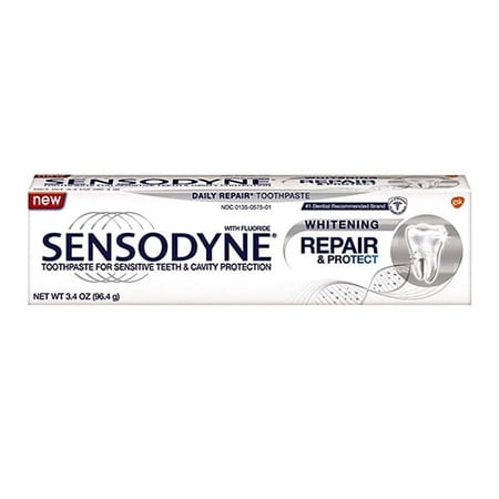Sensodyne Repair And Protect Whitening Toothpaste For Sensitive Teeth - 3.4 Oz