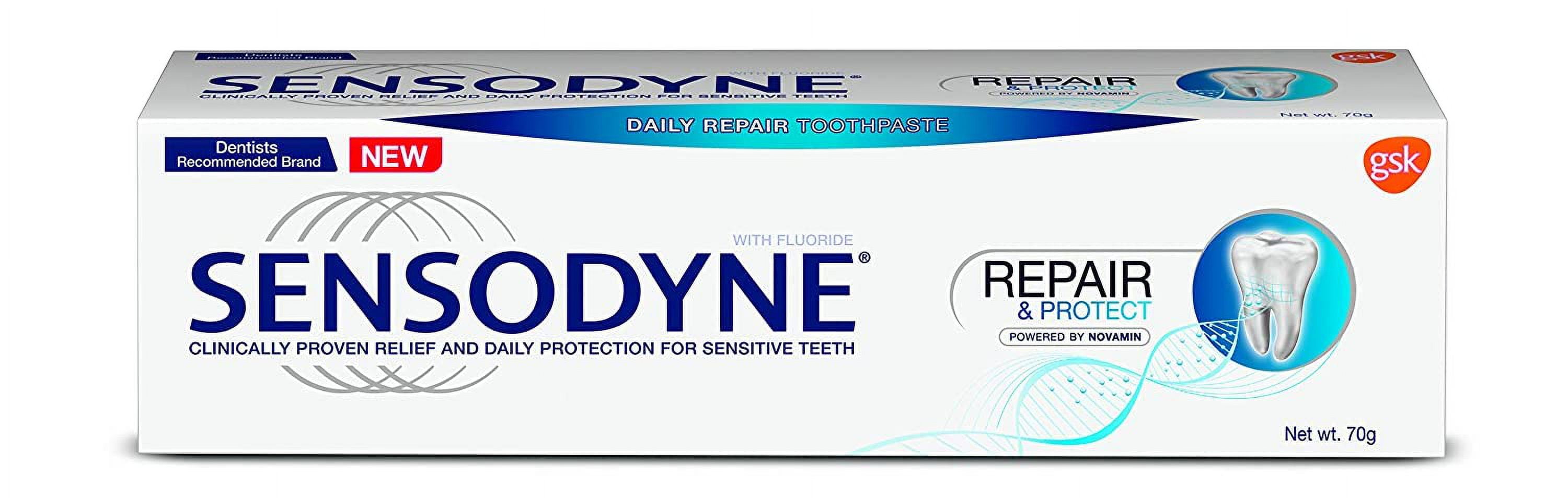 Sensodyne"Repair & Protect" Toothpaste, Powered By Novamin * 2.53 Fluid Ounce (75Ml) Tube (Pack
