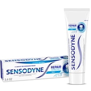 Sensodyne Repair and Protect Fluoride Toothpaste for Sensitive Teeth, Mint Flavor, 3.4Oz, for Adults