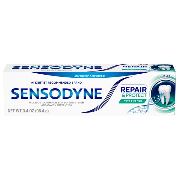 Sensodyne Repair and Protect Sensitive Toothpaste, Extra Fresh, 3.4 Oz