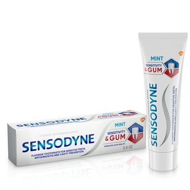 Sensodyne Sensitivity & Gum Sensitive Toothpaste, 3.4 oz, Mint Flavor, for Adults