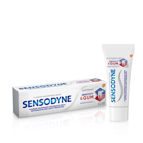 Sensodyne Sensitivity & Gum Teeth Whitening Sensitive Toothpaste - 2.3 Ounces