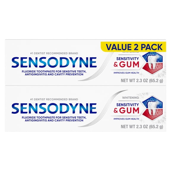 Sensodyne Sensitivity & Gum Whitening Toothpaste 2 x 2.3 oz