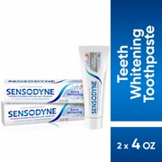 Sensodyne, Toothpaste For Sensitive Teeth and Cavity Protection, Extra Whitening 2 pk / 4 oz