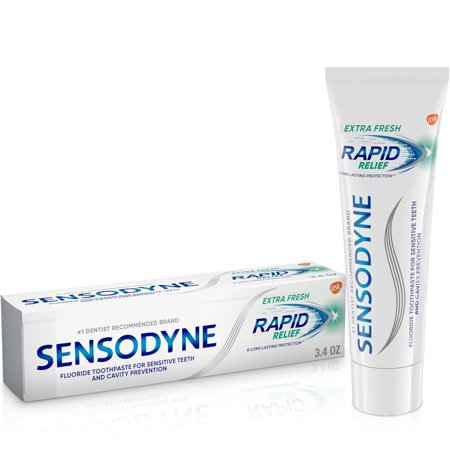 Sensodyne Toothpaste Long Lasting Protaction Extra Fresh, 3.4 oz, 5 Pack