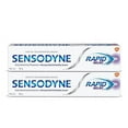 thumbnail image 1 of Sensodyne Toothpaste Rapid Relief Combo pack, Sensitive tooth paste to help beat sensitivity fast, 160 gm multi-pack (80 gm x 2), 1 of 6