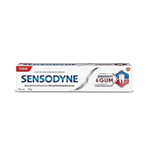 Sensodyne Toothpaste Sensitivity & Gum, Dual action tooth paste for