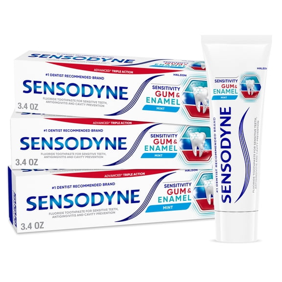 Periodiontax Toothpaste Sensodyne Toothpaste Sensitivity Gum and Enamel, Triple Protection ...